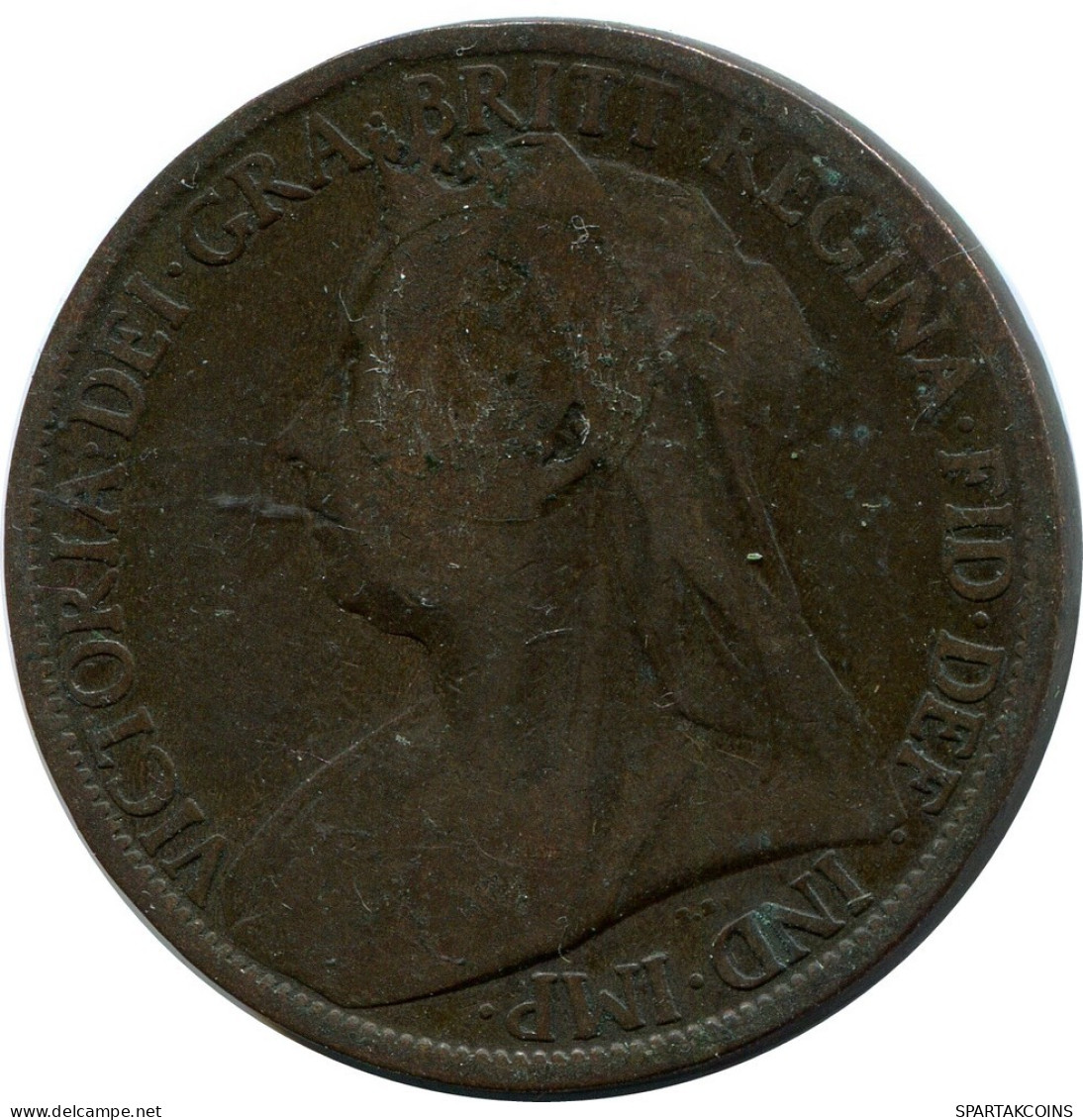 PENNY 1897 UK GROßBRITANNIEN GREAT BRITAIN Münze #AZ748.D.A - D. 1 Penny