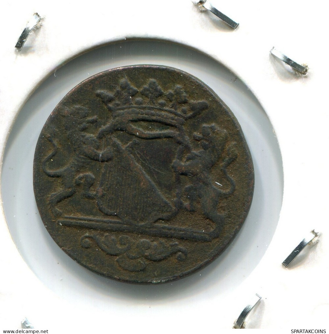 1781 UTRECHT VOC DUIT IINDES NÉERLANDAIS NETHERLANDS NEW YORK COLONIAL PENNY #VOC1721.10.F.A - Indes Néerlandaises