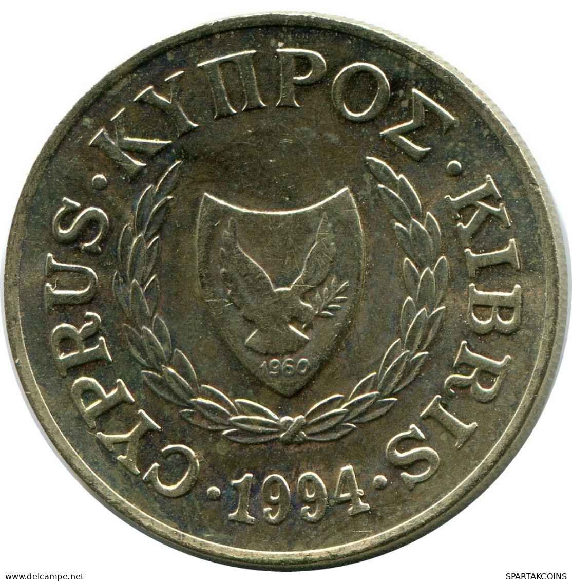 20 CENTS 1994 CYPRUS Coin #AP294.U.A - Zypern