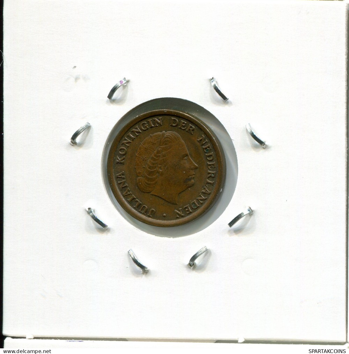 1 CENT 1972 NETHERLANDS Coin #AR541.U.A - 1948-1980: Juliana
