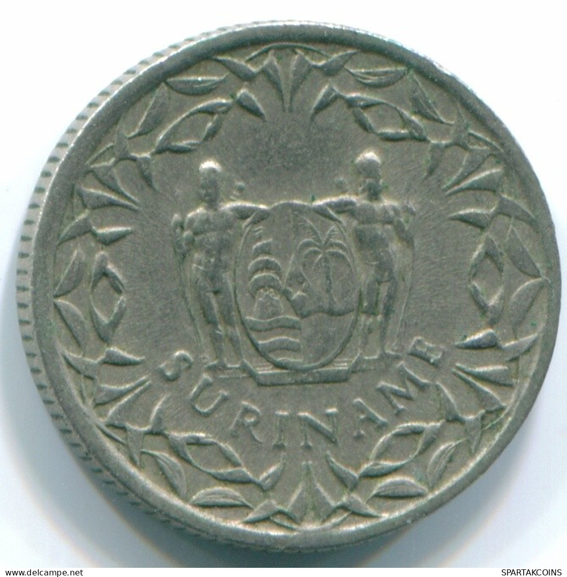 10 CENTS 1966 SURINAME NEERLANDÉS NETHERLANDS Nickel Colonial Moneda #S13236.E.A - Surinam 1975 - ...