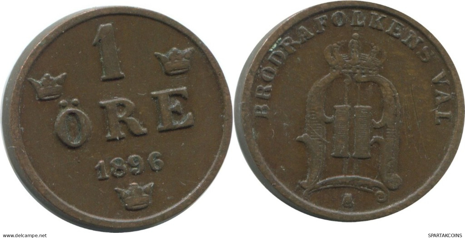 1 ORE 1896 SUECIA SWEDEN Moneda #AD396.2.E.A - Schweden