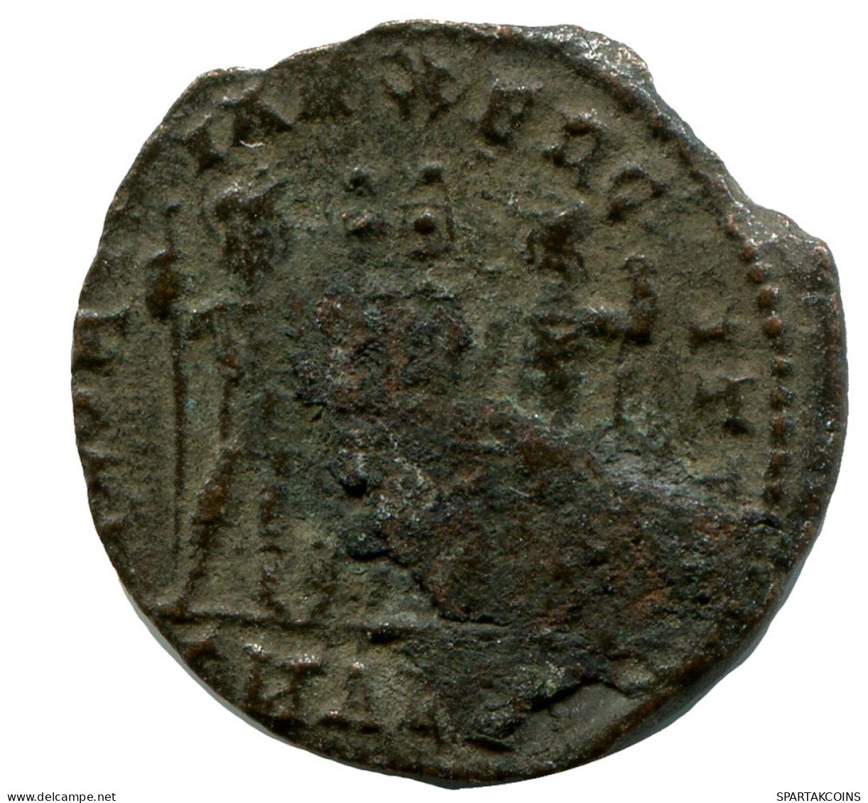 CONSTANTIUS II MINTED IN ALEKSANDRIA FOUND IN IHNASYAH HOARD #ANC10435.14.E.A - The Christian Empire (307 AD Tot 363 AD)