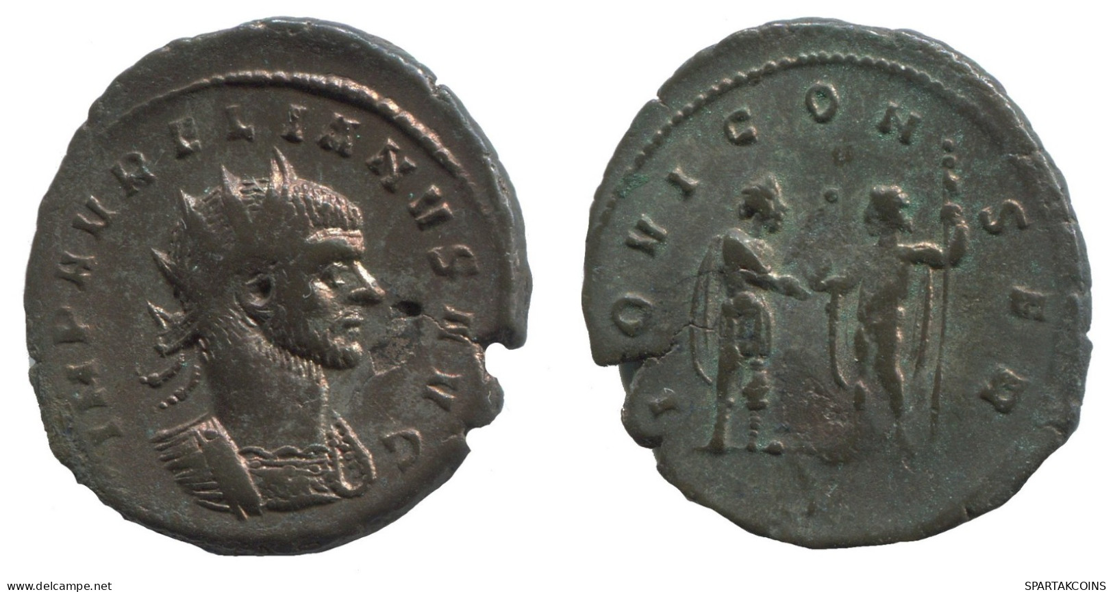 AURELIAN ANTONINIANUS Cyzicus AD346 Iovi Conser 3.6g/24mm #NNN1624.18.U.A - The Military Crisis (235 AD To 284 AD)