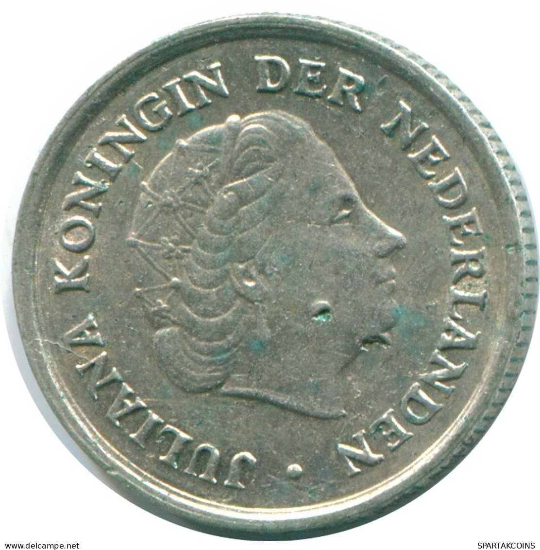 1/10 GULDEN 1966 NIEDERLÄNDISCHE ANTILLEN SILBER Koloniale Münze #NL12776.3.D.A - Nederlandse Antillen