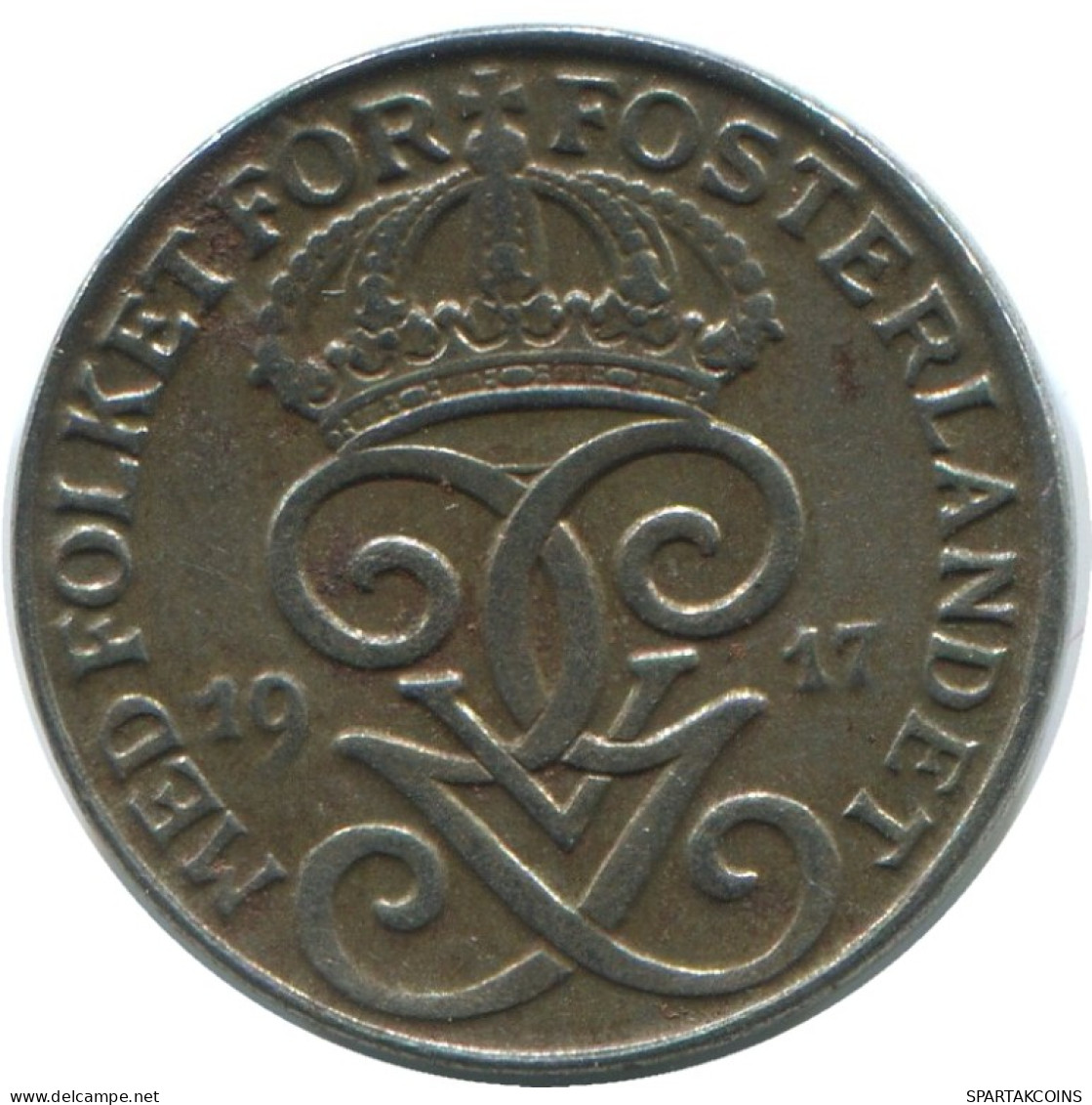 1 ORE 1917 SUÈDE SWEDEN Pièce #AD152.2.F.A - Svezia