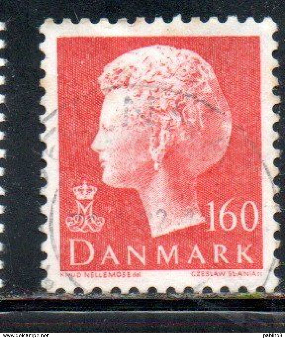 DANEMARK DANMARK DENMARK DANIMARCA 1979 1982 1981 QUEEN MARGRETHE 160o USED USATO OBLITERE' - Gebruikt