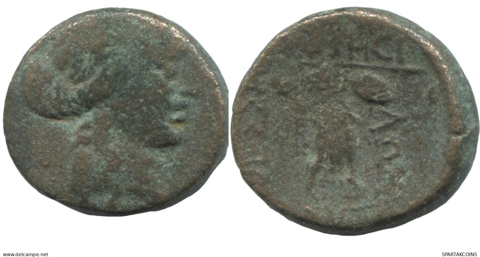 Antique Authentique Original GREC Pièce 6.9g/20mm #ANT2517.10.F.A - Griechische Münzen