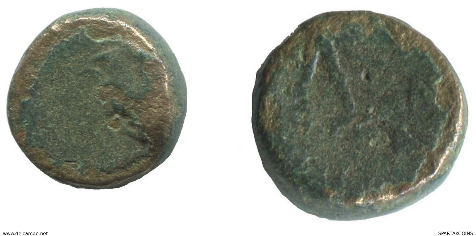 Authentique Original GREC ANCIEN Pièce 1.3g/10mm #NNN1283.9.F.A - Griechische Münzen