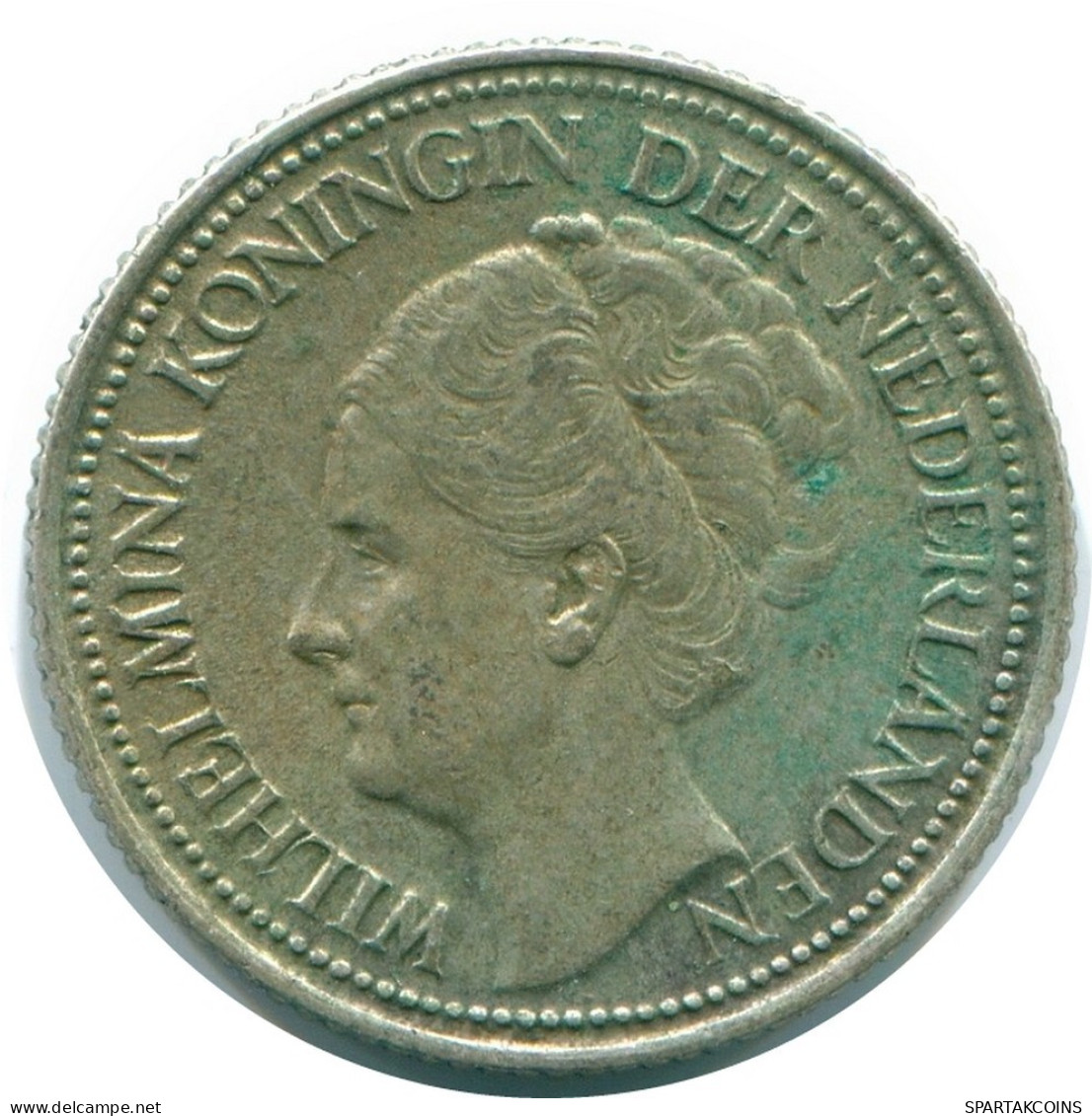 1/4 GULDEN 1947 CURACAO Netherlands SILVER Colonial Coin #NL10829.4.U.A - Curacao