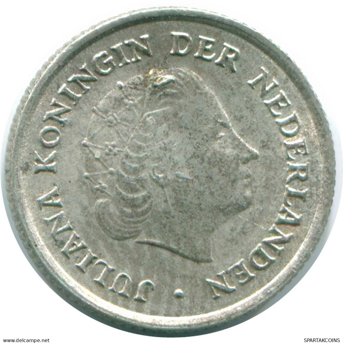 1/10 GULDEN 1963 NETHERLANDS ANTILLES SILVER Colonial Coin #NL12569.3.U.A - Antilles Néerlandaises