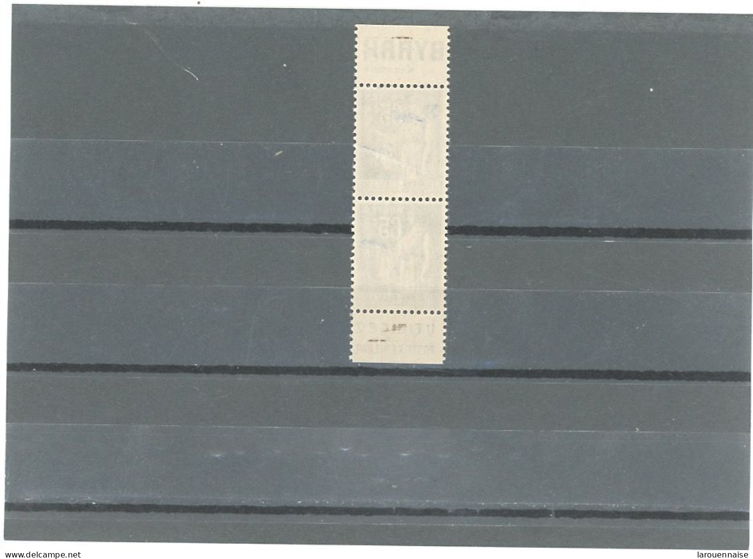 BANDE PUB- N°365 TYPE II - PAIRE N°-PAIX 65c BLEU -PUB -BYRRH ( Réconforte) + POSTE AERIENNE -MAURY 243c - Unused Stamps