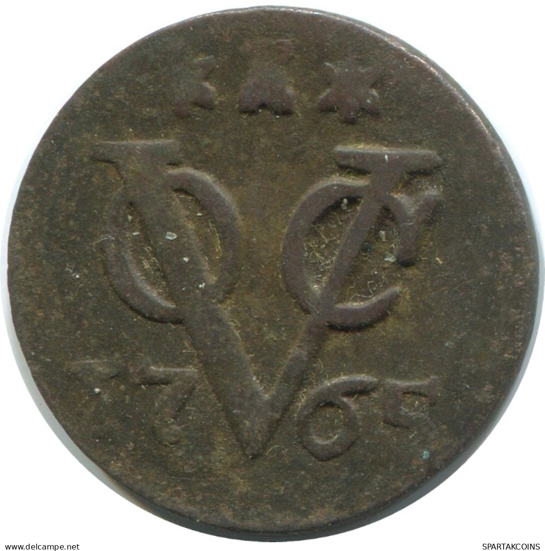 1765 ZEALAND VOC DUIT IINDES NÉERLANDAIS NETHERLANDS NEW YORK COLONIAL PENNY #AE713.16.F.A - Dutch East Indies