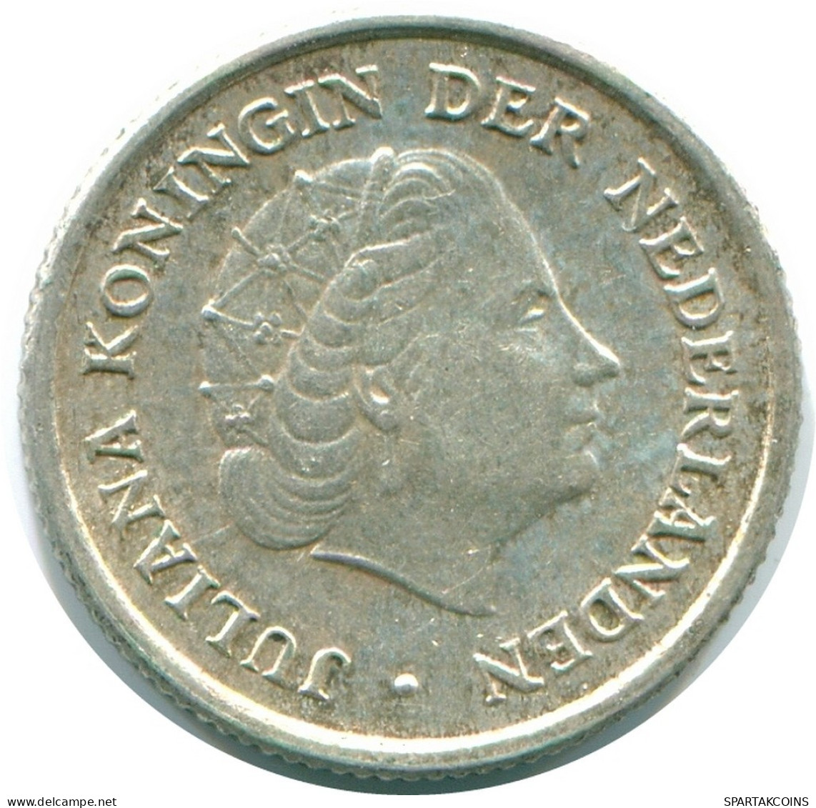 1/10 GULDEN 1956 ANTILLES NÉERLANDAISES ARGENT Colonial Pièce #NL12086.3.F.A - Netherlands Antilles