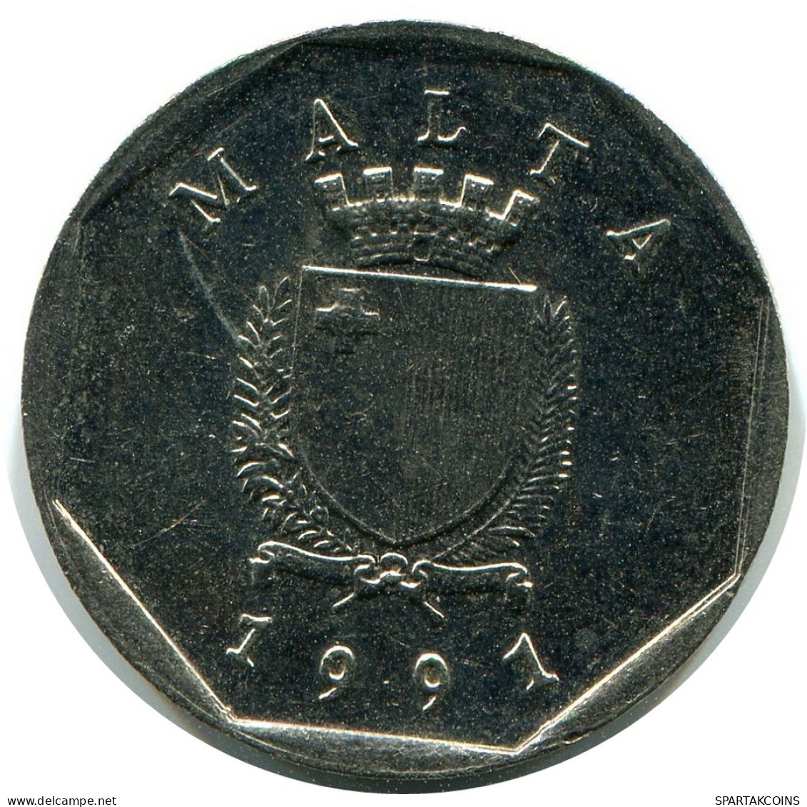 5 CENTS 1991 MALTA Münze #AZ296.D.A - Malta