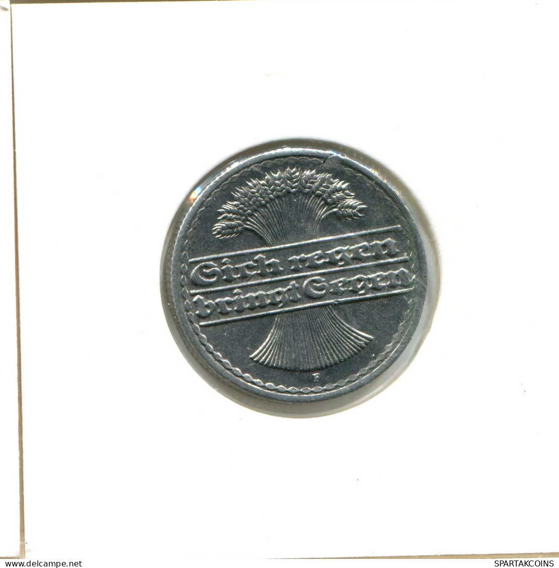 50 PFENNIG 1921 F ALEMANIA Moneda GERMANY #AX539.E.A - 50 Rentenpfennig & 50 Reichspfennig