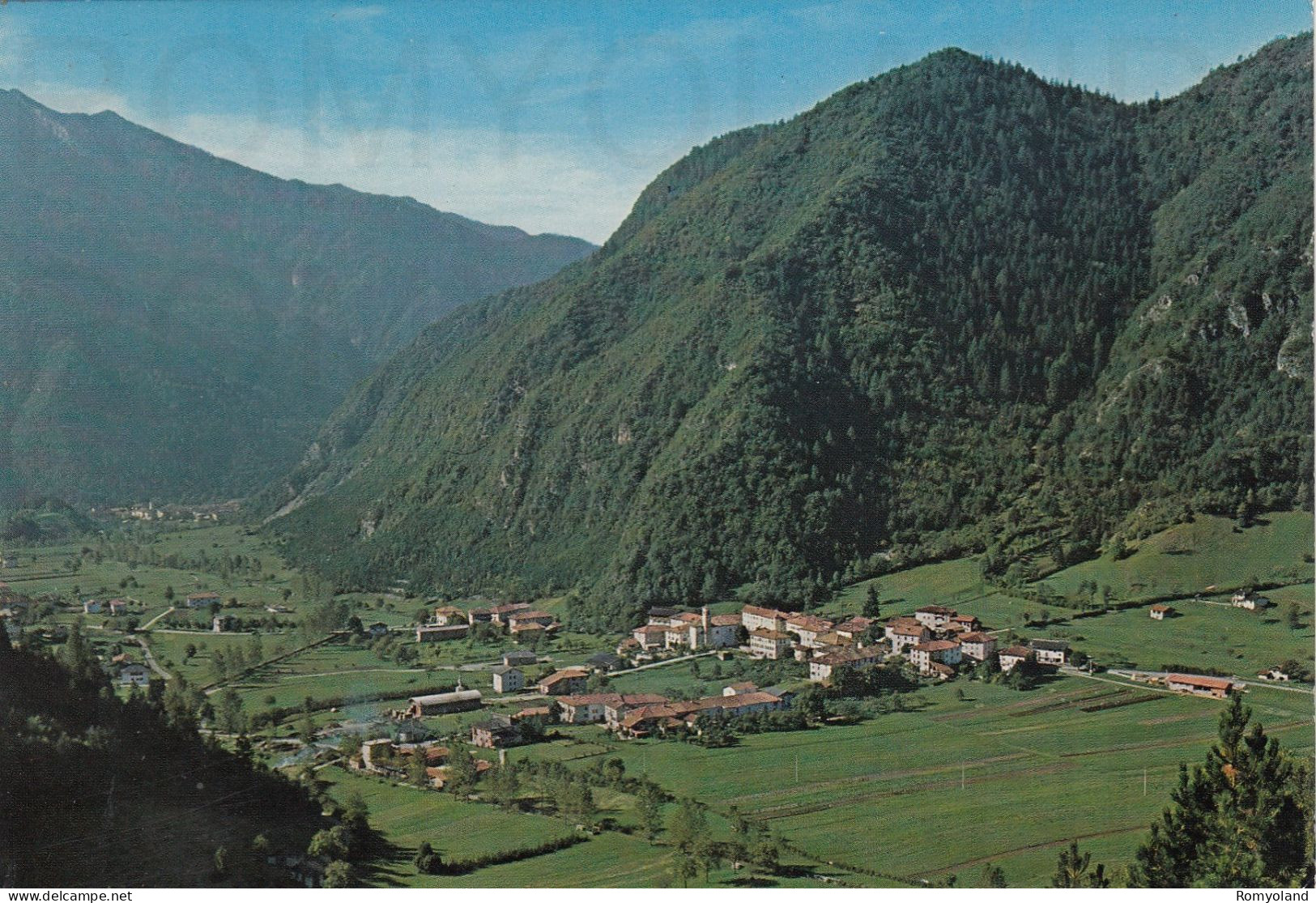 CARTOLINA  C16 LENZUMO M.800,TRENTO,TRENTINO ALTO ADIGE-VALLE CONCEI-PANORAMA-VACANZA,MONTAGNA,SCIARE-VIAGGIATA 1977 - Trento