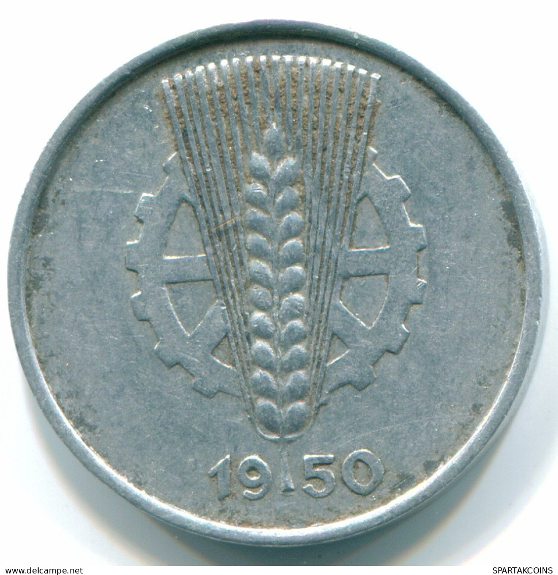 5 PFENNIG 1950 DDR EAST ALEMANIA Moneda GERMANY #DE10299.3.E.A - 5 Pfennig