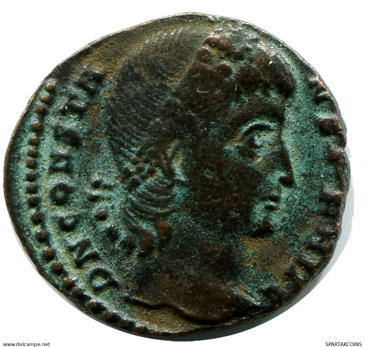 CONSTANS MINTED IN CONSTANTINOPLE FOUND IN IHNASYAH HOARD EGYPT #ANC11930.14.U.A - The Christian Empire (307 AD Tot 363 AD)