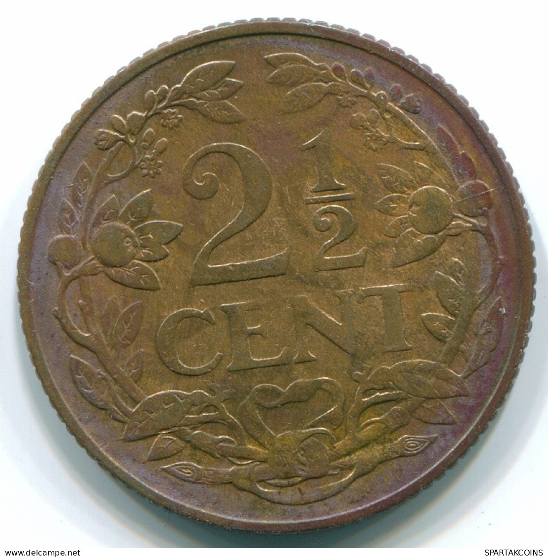 2 1/2 CENT 1956 CURACAO NIEDERLANDE NETHERLANDS Koloniale Münze #S10171.D.A - Curaçao