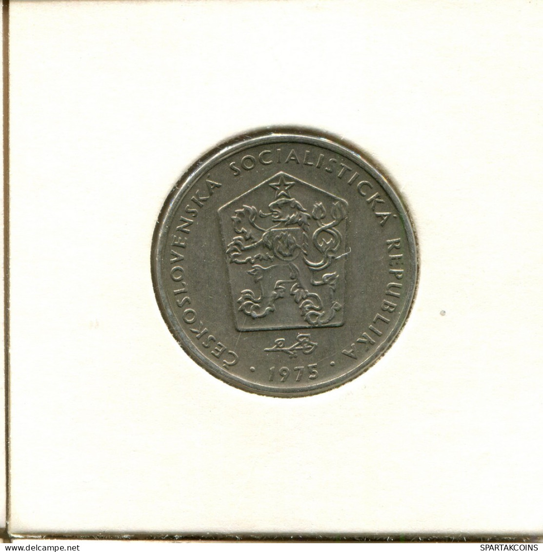 2 KORUN 1975 CHECOSLOVAQUIA CZECHOESLOVAQUIA SLOVAKIA Moneda #AZ955.E.A - Tschechoslowakei