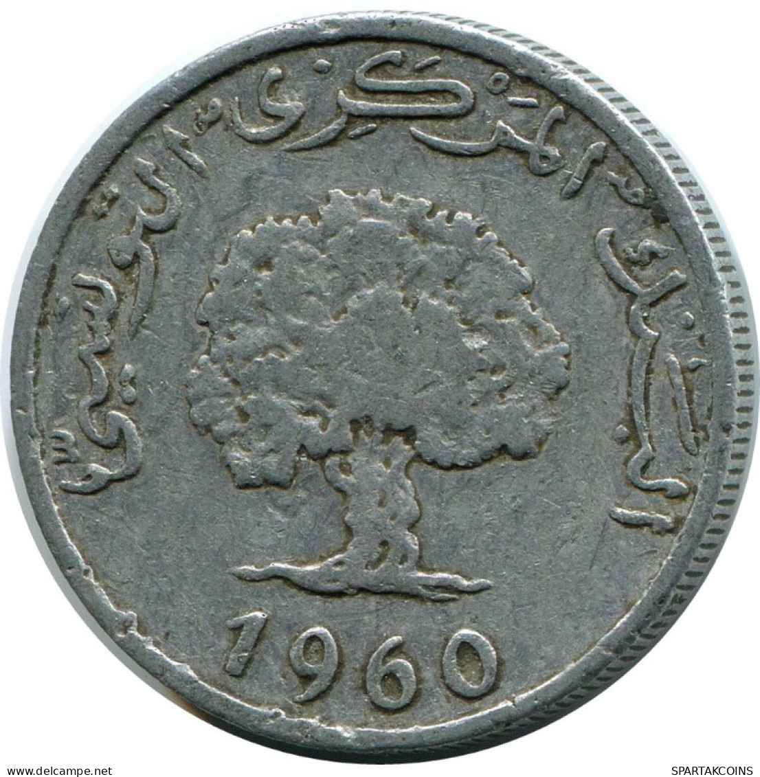 5 MILLIMES 1960 TÚNEZ TUNISIA Moneda #AH892.E.A - Tunisie