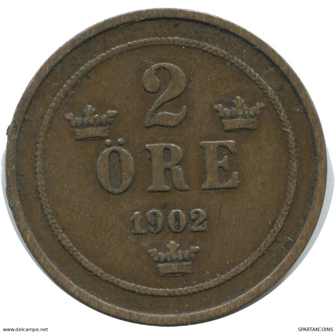 2 ORE 1902 SUECIA SWEDEN Moneda #AC981.2.E.A - Schweden