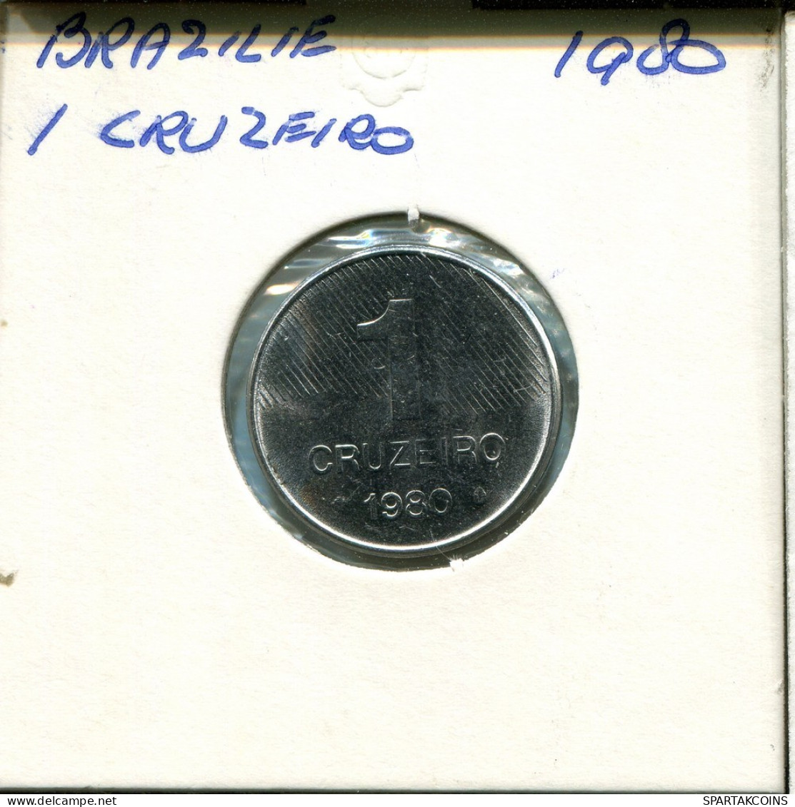 1 CRUZEIRO 1980 BRAZIL Coin #AR308.U.A - Brazilië