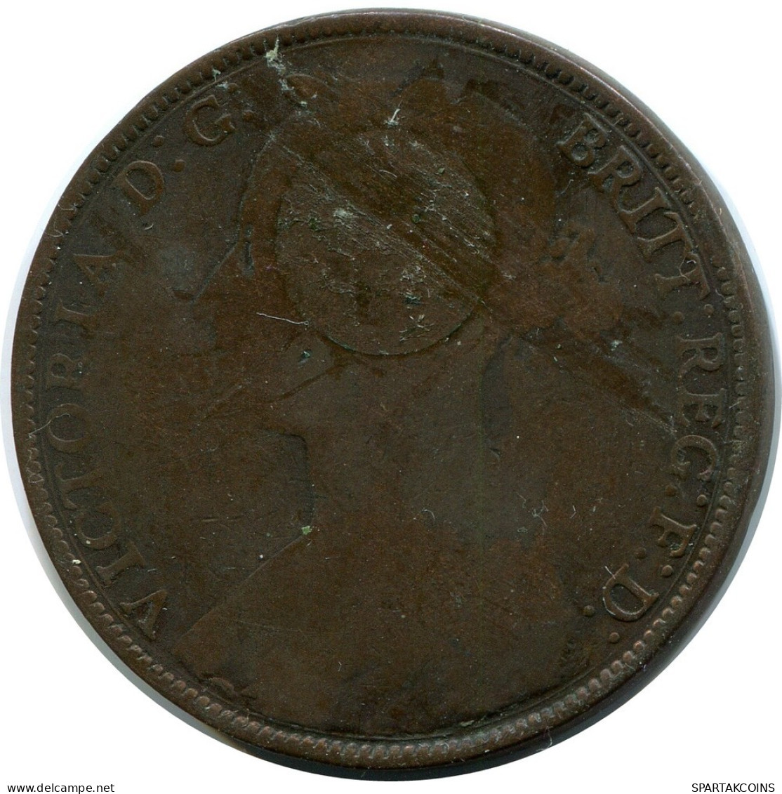 PENNY 1892 UK GBAN BRETAÑA GREAT BRITAIN Moneda #AZ745.E.A - D. 1 Penny