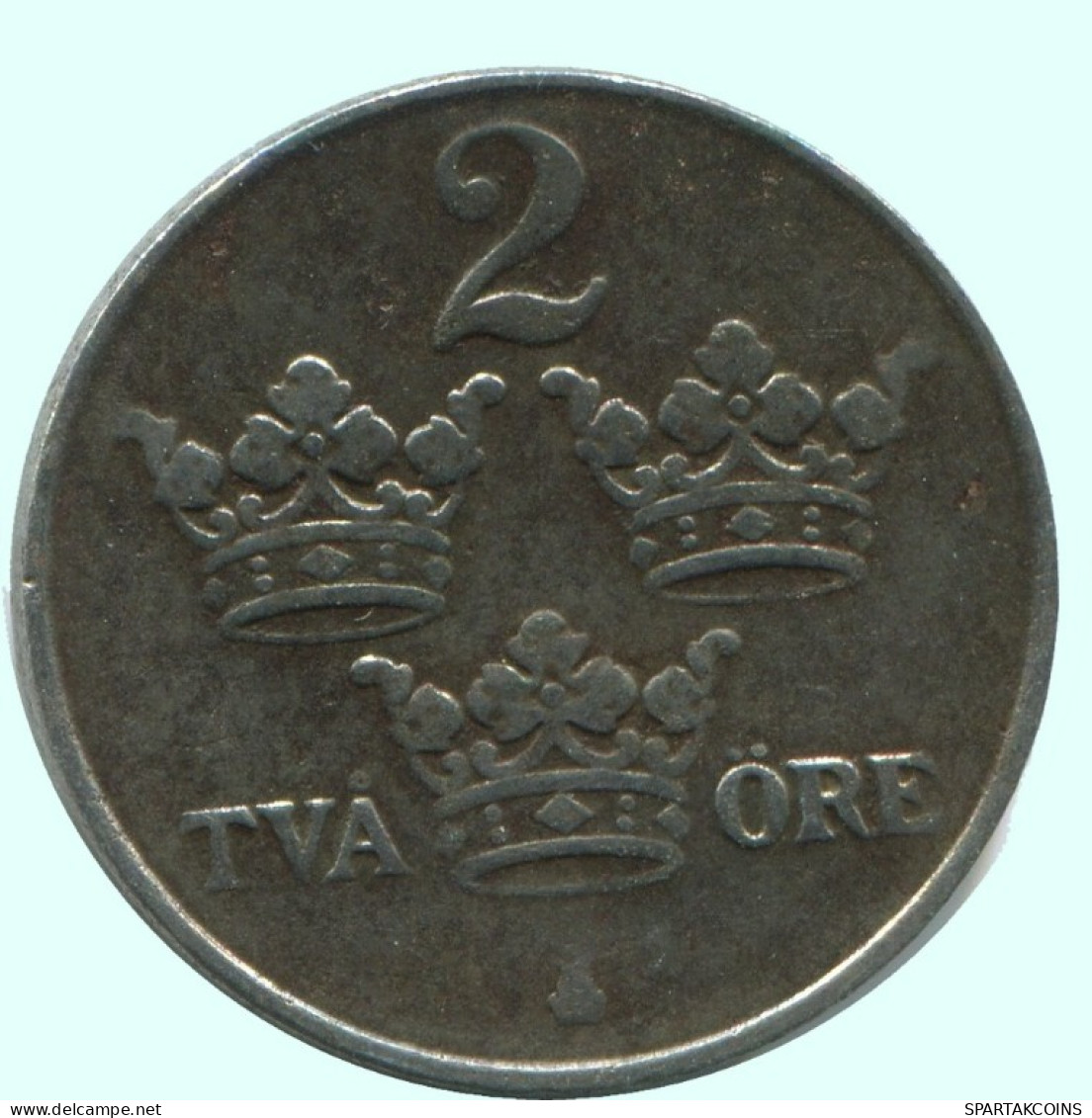 2 ORE 1917 SCHWEDEN SWEDEN Münze #AC821.2.D.A - Suède