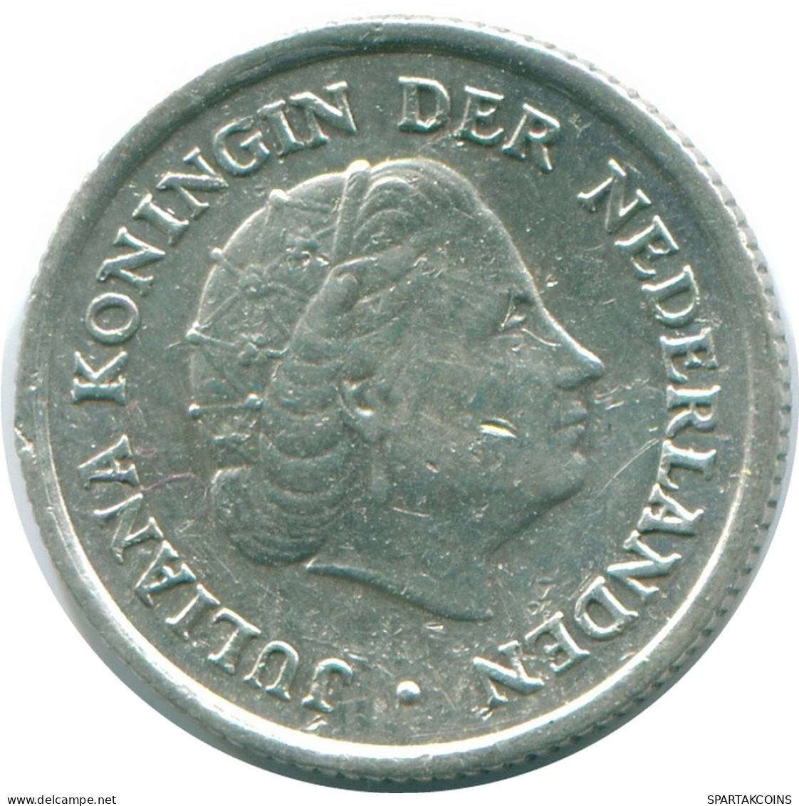 1/10 GULDEN 1963 ANTILLAS NEERLANDESAS PLATA Colonial Moneda #NL12538.3.E.A - Niederländische Antillen