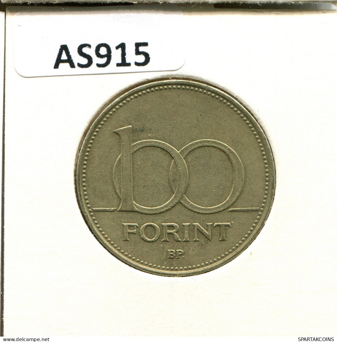 100 FORINT 1995 HONGRIE HUNGARY Pièce #AS915.F.A - Hongrie