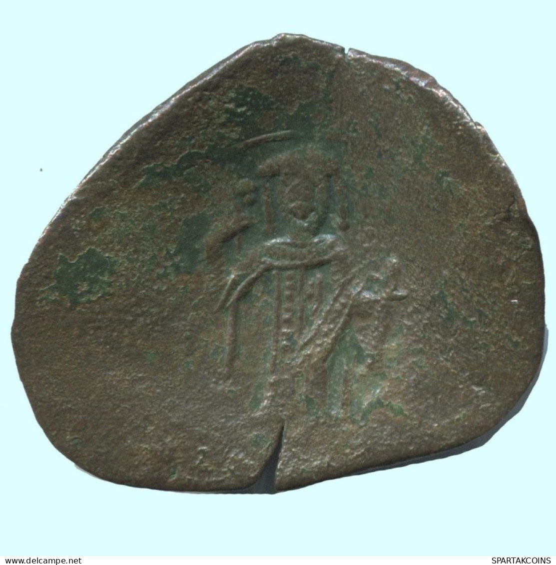 TRACHY BYZANTINISCHE Münze  EMPIRE Antike Authentisch Münze 1.5g/21mm #AG626.4.D.A - Byzantinische Münzen
