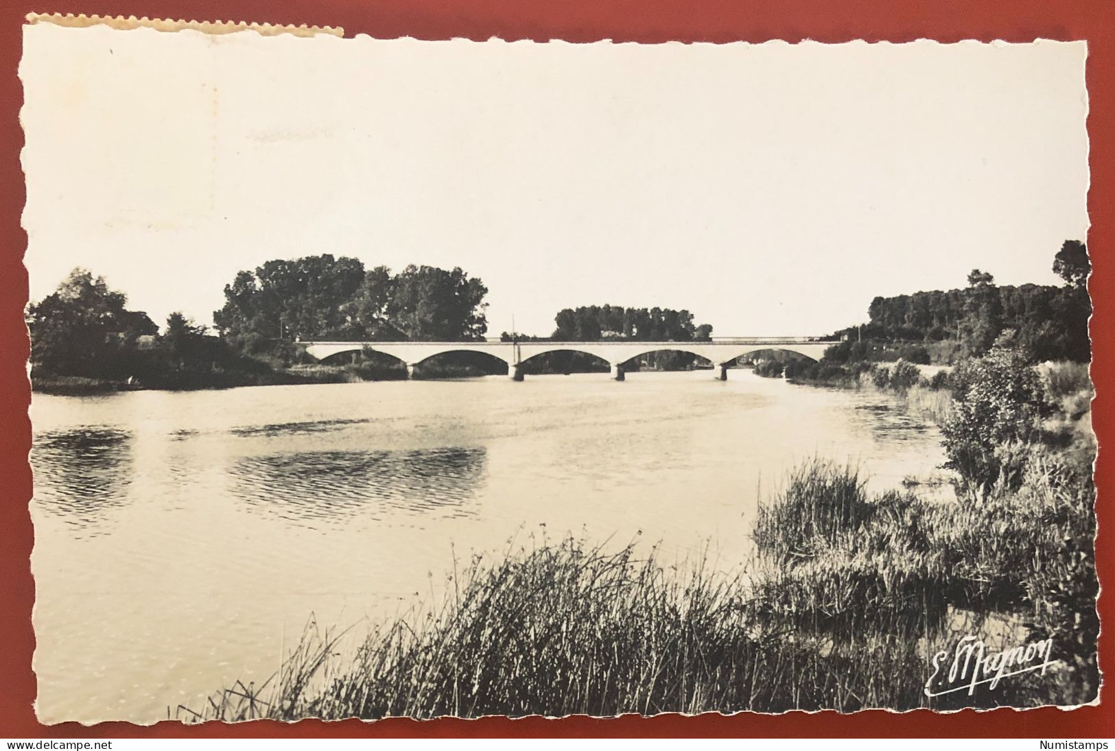 VÉRON (Yonne) Les Bords De L'Yonne, Le Pont D'Etigny - 1955 (c850) - Veron