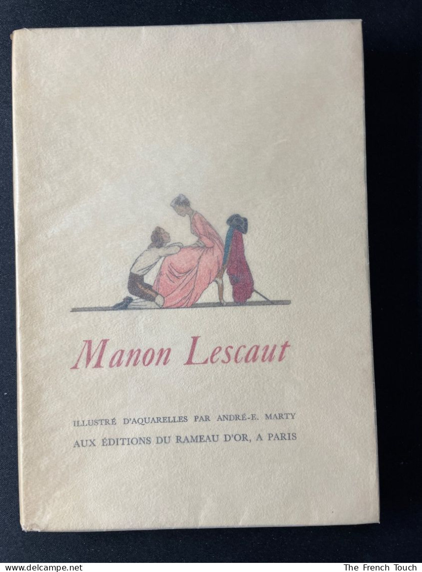 Manon Lescaut. Illustré D'aquarelles Originales De André-E. Marty - Other & Unclassified