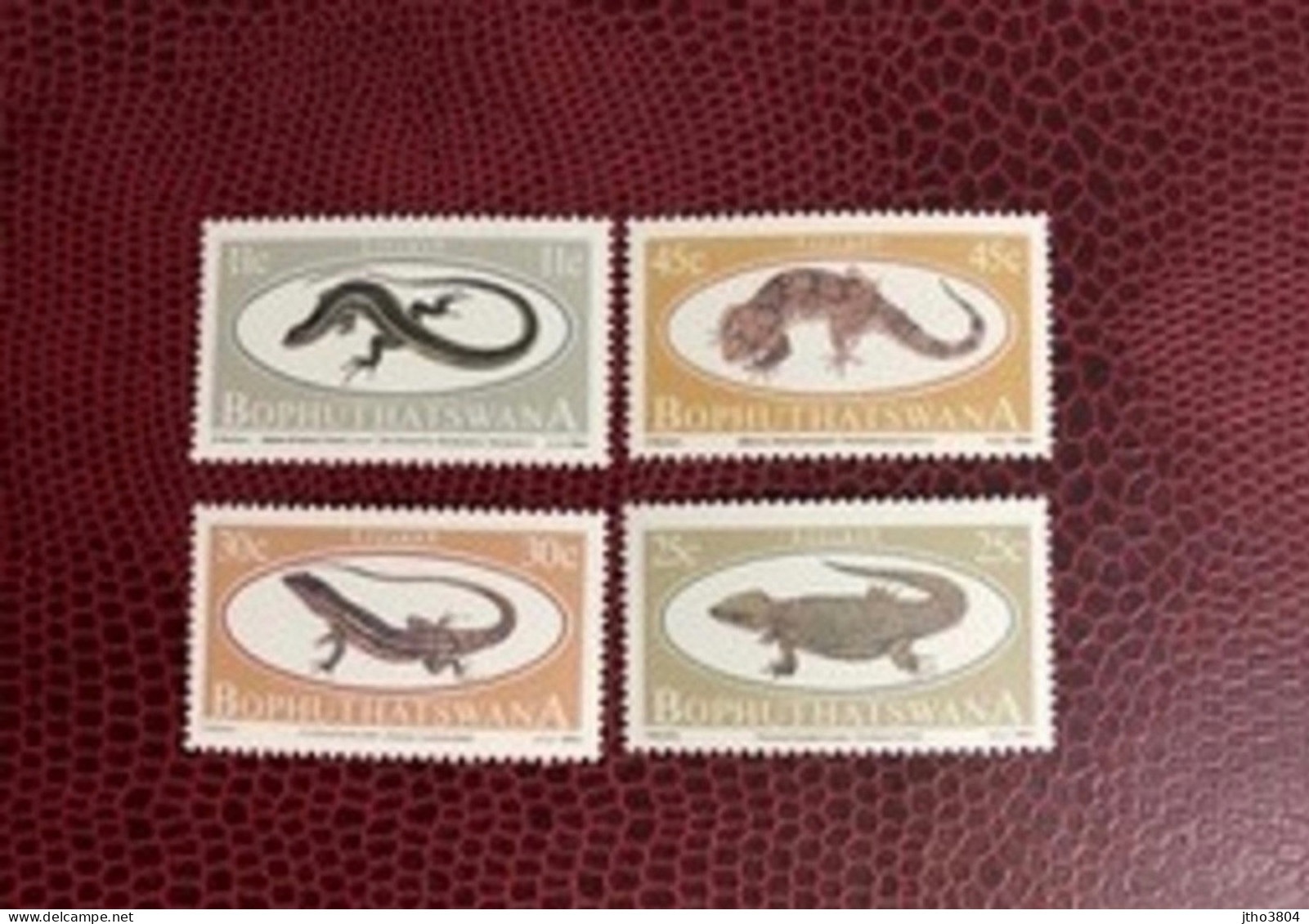 BOPHUTHTSWANA Afrique Du Sud 1984 4v Neuf MNH ** YT 129 / 132  Reptil Serpiente Reptile Serpent Rettile SOUTH AFRICA - Other & Unclassified