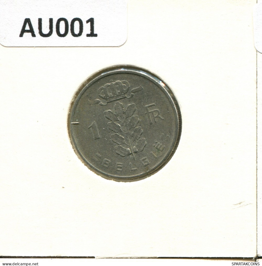 1 FRANC 1960 DUTCH Text BELGIEN BELGIUM Münze #AU001.D.A - 1 Franc