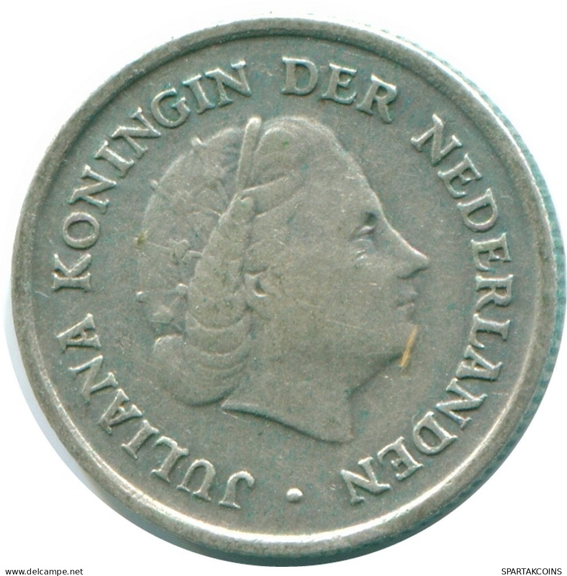 1/10 GULDEN 1960 NIEDERLÄNDISCHE ANTILLEN SILBER Koloniale Münze #NL12264.3.D.A - Antille Olandesi