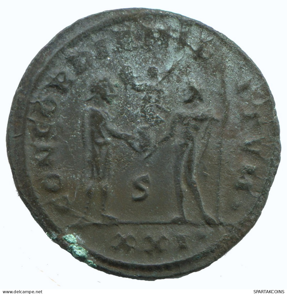 MAXIMIANUS ANTONINIANUS Antiochia S/xxi 3.5g/22mm #NNN1958.18.D.A - The Tetrarchy (284 AD To 307 AD)