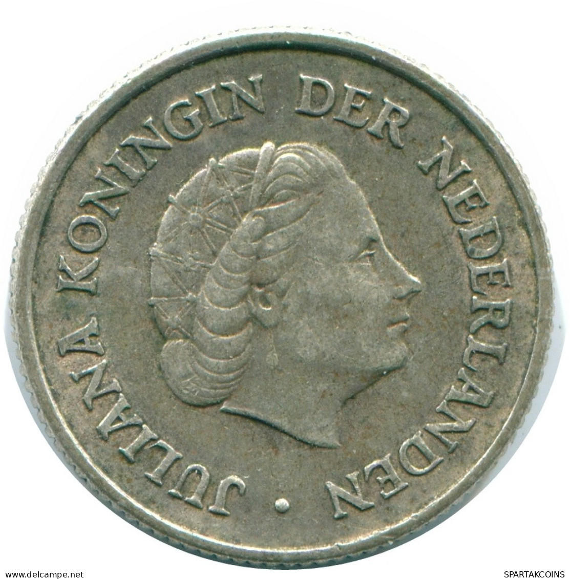 1/4 GULDEN 1965 NIEDERLÄNDISCHE ANTILLEN SILBER Koloniale Münze #NL11382.4.D.A - Niederländische Antillen