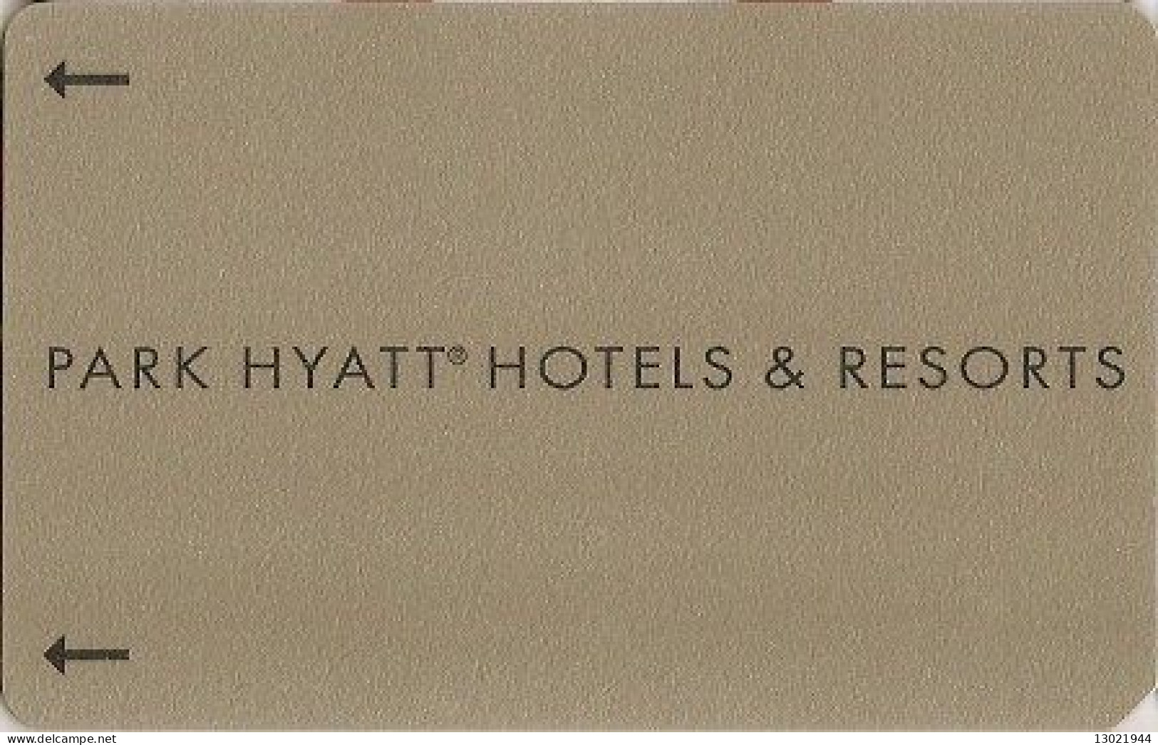 STATI UNITI  KEY HOTEL  Park Hyatt Hotels & Resorts - Chiavi Elettroniche Di Alberghi