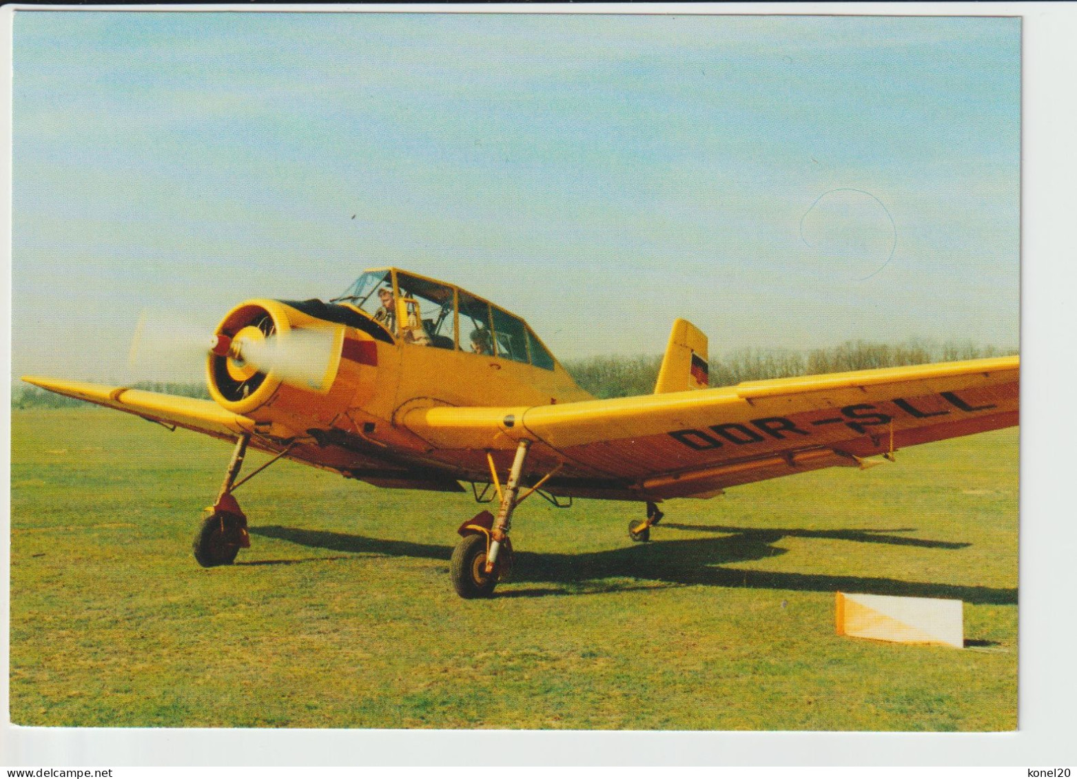 Vintage Pc Interflug Air-Touristik Antonov Aircraft. - 1919-1938: Entre Guerres