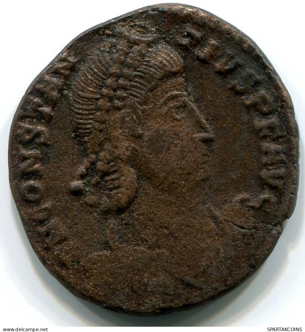 CONSTANTINE II Treveri Mint AD 330 GLORIA EXERCITVS Two Soldiers #ANC12461.10.U.A - L'Empire Chrétien (307 à 363)