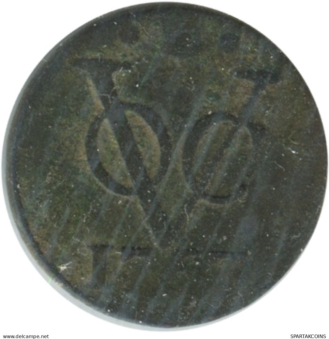 1753 UTRECHT VOC DUIT NIEDERLANDE OSTINDIEN NY COLONIAL PENNY #VOC1313.9.D.A - Dutch East Indies