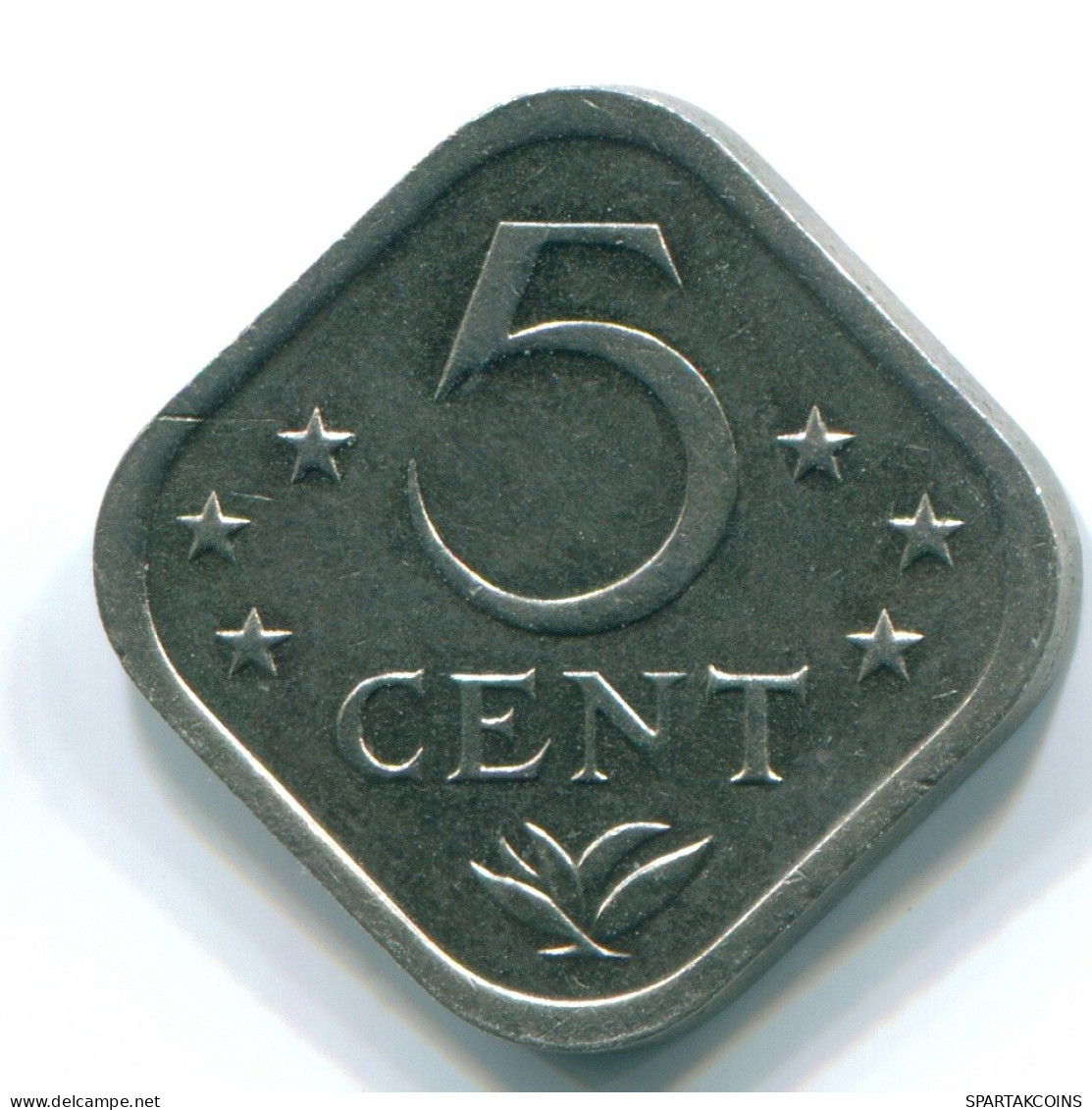 5 CENTS 1981 NIEDERLÄNDISCHE ANTILLEN Nickel Koloniale Münze #S12342.D.A - Netherlands Antilles