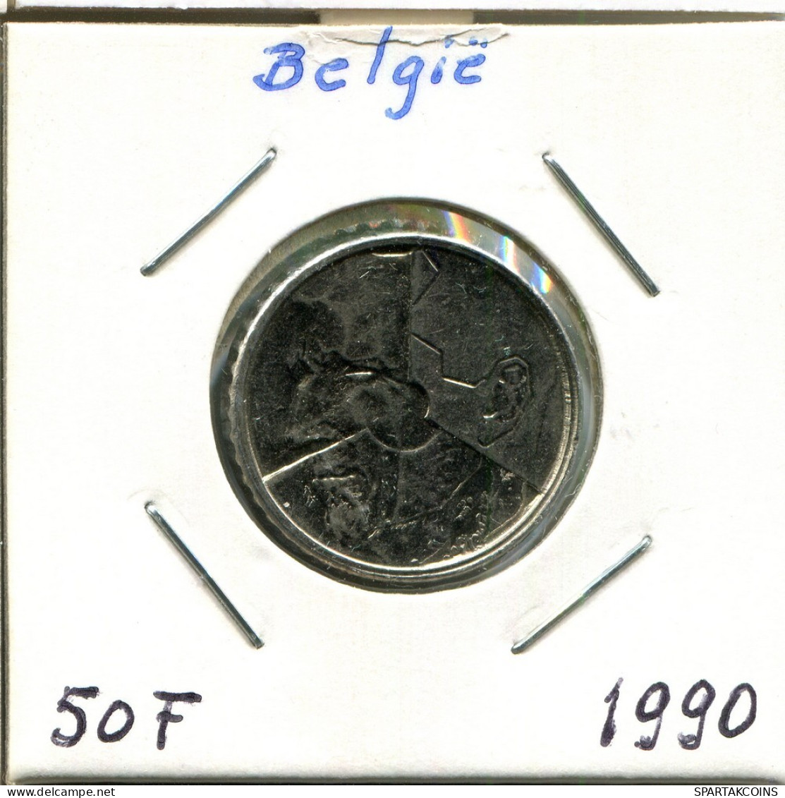 50 FRANCS 1990 DUTCH Text BELGIUM Coin #BA684.U.A - 50 Frank