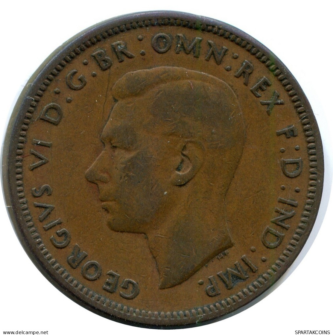 HALF PENNY 1937 UK GREAT BRITAIN Coin #AZ664.U.A - C. 1/2 Penny