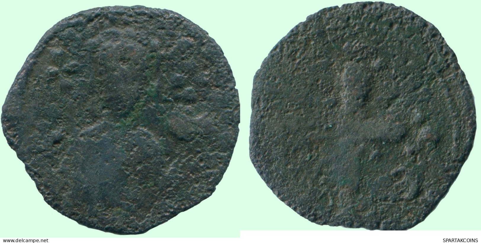 Auténtico Original Antiguo BYZANTINE IMPERIO Moneda 1.3g/18.42mm #ANC13602.16.E.A - Byzantines