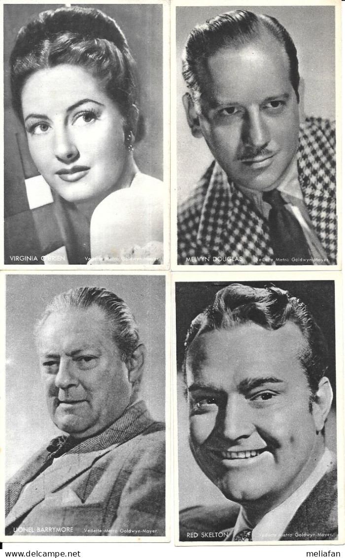 CG13 - CARTES CHOCOLAT KWATTA - RED SKELTON - MELVYN DOUGLAS - LIONEL BARRYMORE - VIRGINIA O'BRIEN - Foto