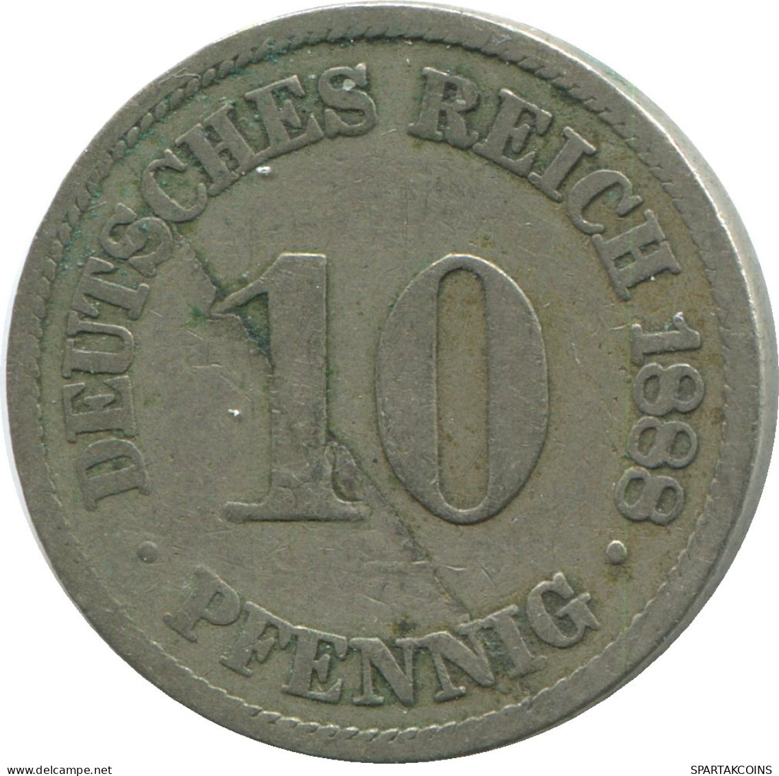 10 PFENNIG 1888 A ALEMANIA Moneda GERMANY #DE10451.5.E.A - 10 Pfennig